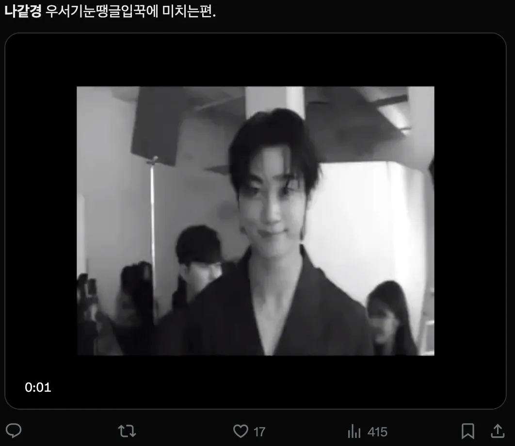 이미지 = X 캡처 (https://x.com/yunsseu330010/status/1909913876348666173)