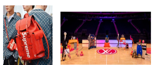 힙한 브랜드인 슈프림과의 협업 / 루이비통과 NBA와의 협업 컬렉션