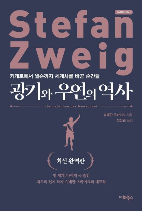 슈테판 츠바이크, 『광기와 우연의 역사』(1927), 정상원 옮김, 이화북스, 2020. [이미지출처: 인터넷교보문고]