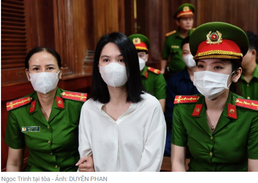 법정에서의 응옥 찡