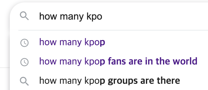 일단 구글링부터 하면,  “how many kpop” 까지 치면 구글이 “how many kpop fans are in the world”를 추천해 주네요. 고마워라.