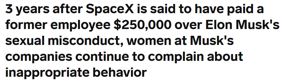 https://www.businessinsider.com/spacex-and-tesla-workers-are-still-raising-sexual-harassment-issues-2022-5