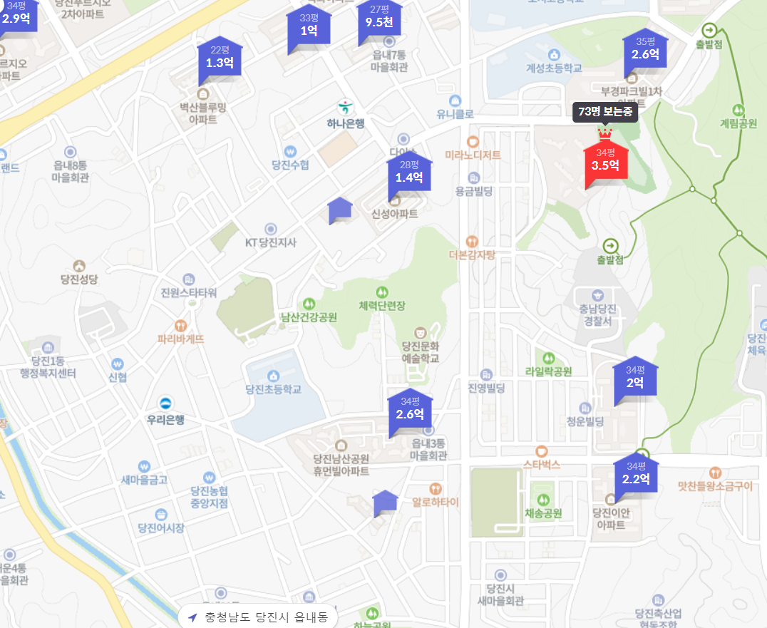 [그림 1-3] 현재 실거래가