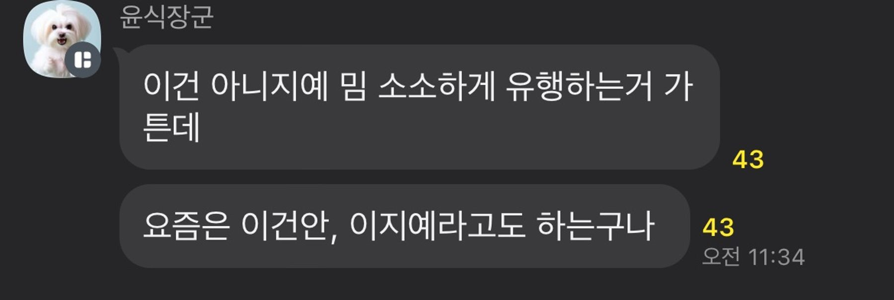 이미지 = 트렌드 서치 그룹 오픈 카카오톡방 캡쳐