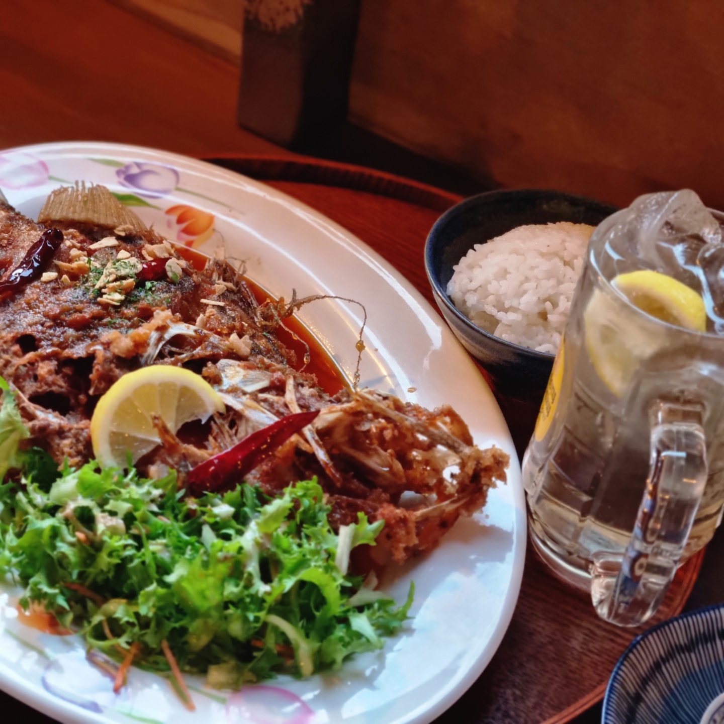 달고기 튀김 소자 1인 세트