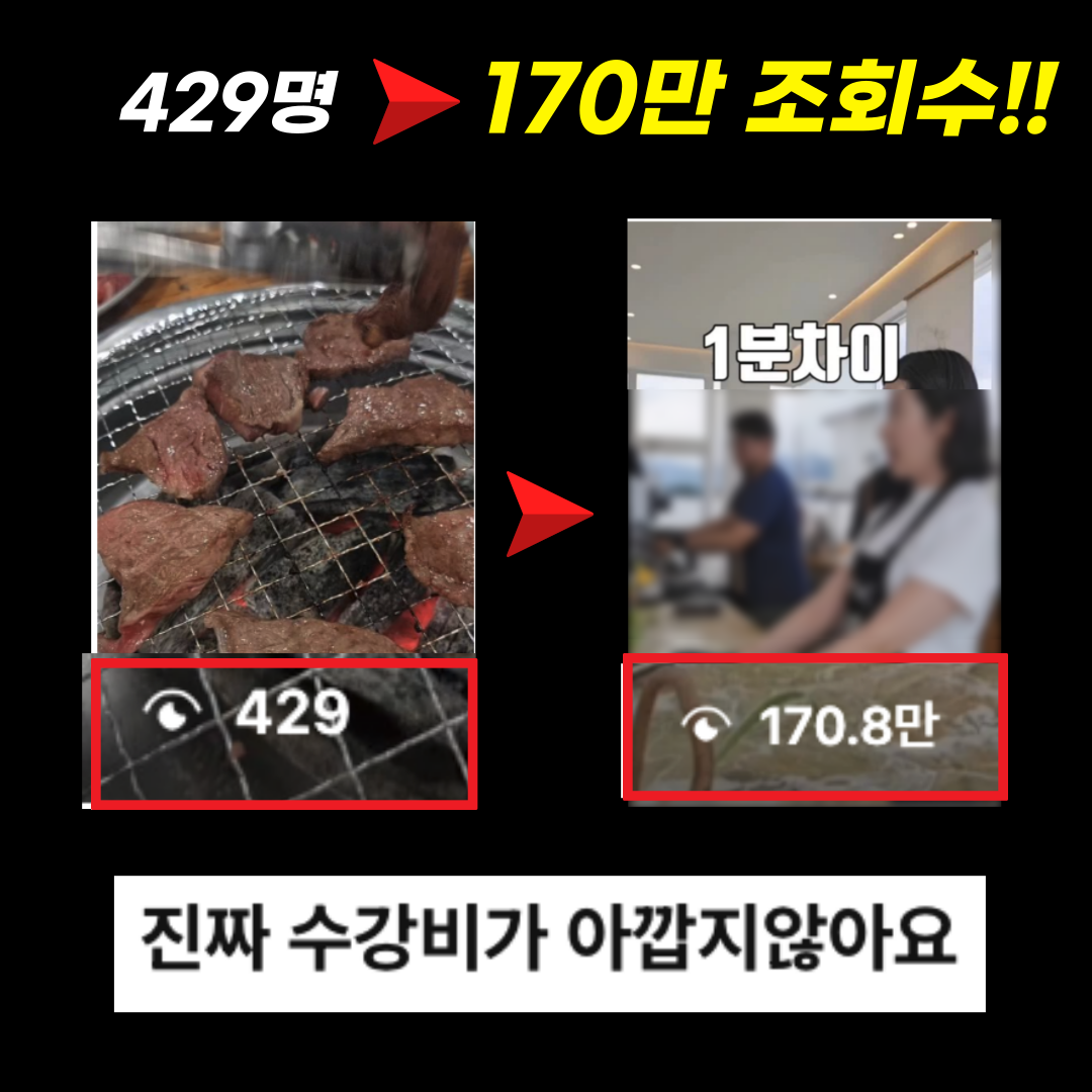 릴스 떡상 170만 조회수 