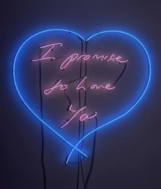 I promise to love you (2010년, Neon, 국제갤러리),  트레이시 에민(Tracey Emin, 1963~ )